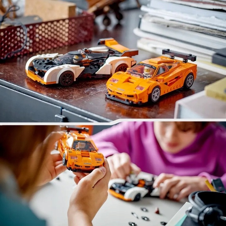 LEGO Speed Champions 2 x samochód McLaren Solus i F1 LM 76918 Auto Wyścig