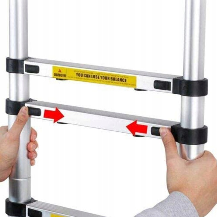 Drabina Aluminiowa Teleskopowa Składana 2.5 + 2.5M