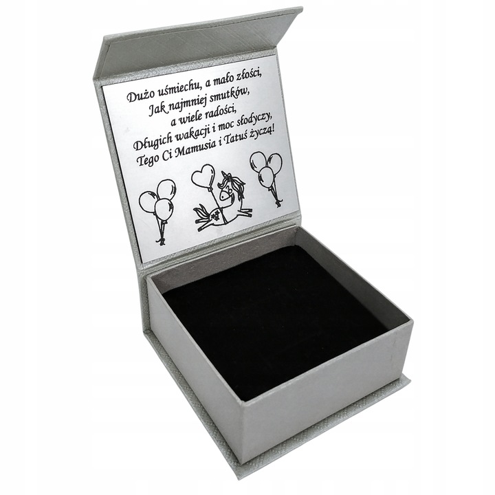 Srebrna Bransoletka KOMUNIA GRAWER CHRZEST 925