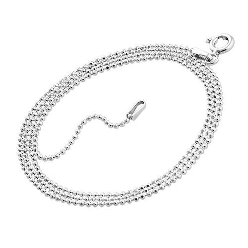 KULECZKA srebrny ŁAŃCUSZEK kulkowy SREBRO 925 40cm