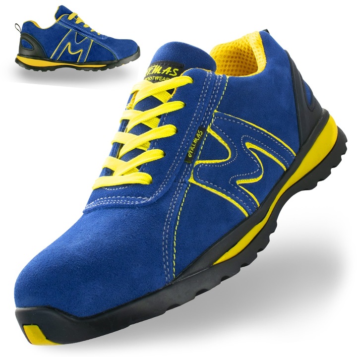 Buty półbuty BSPORT robocze MĘSKIE Sportowe bez noska BHP