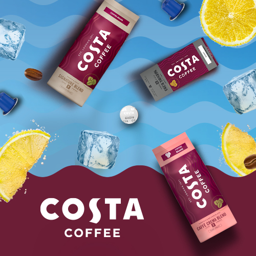 Costa Coffee Caffe Crema Blend Kawa Mielona 2x200g