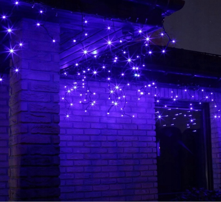 SOPLE FLASH 200 LED ZEWNĘTRZNE NIEBIESKIE CHOINKOWE lampki