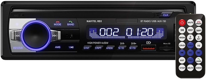 Radio samochodowe Navitel RD3 1DIN Bluetooth MP3 Pilot