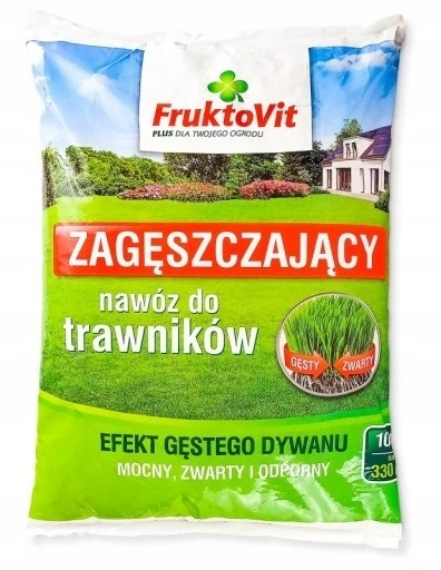 NAWÓZ WIOSENNY DO TRAWY ZAGĘSZCZAJĄCY TRAWNIK SZYBKI EFEKT DYWANOWY 10 KG