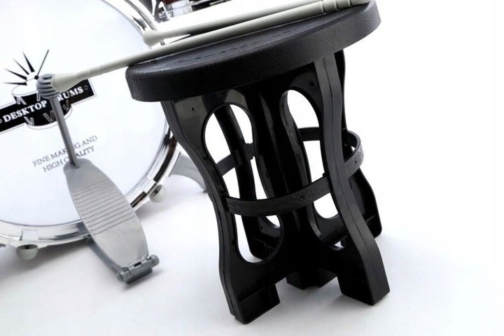 DUŻA PERKUSJA 5 BĘBNOWA KRZESEŁKO DLA DZIECKA BĘBNY TALERZE INSTRUMNET