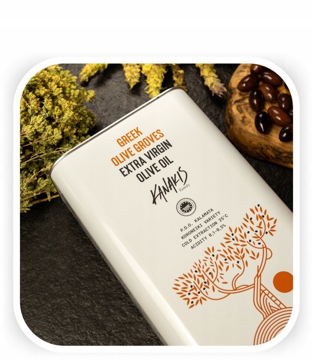 Oliwa z oliwek Extra Virgin Grecka Tradycyjna PDO 5l ŚWIEŻY ZBIÓR 2024/2025