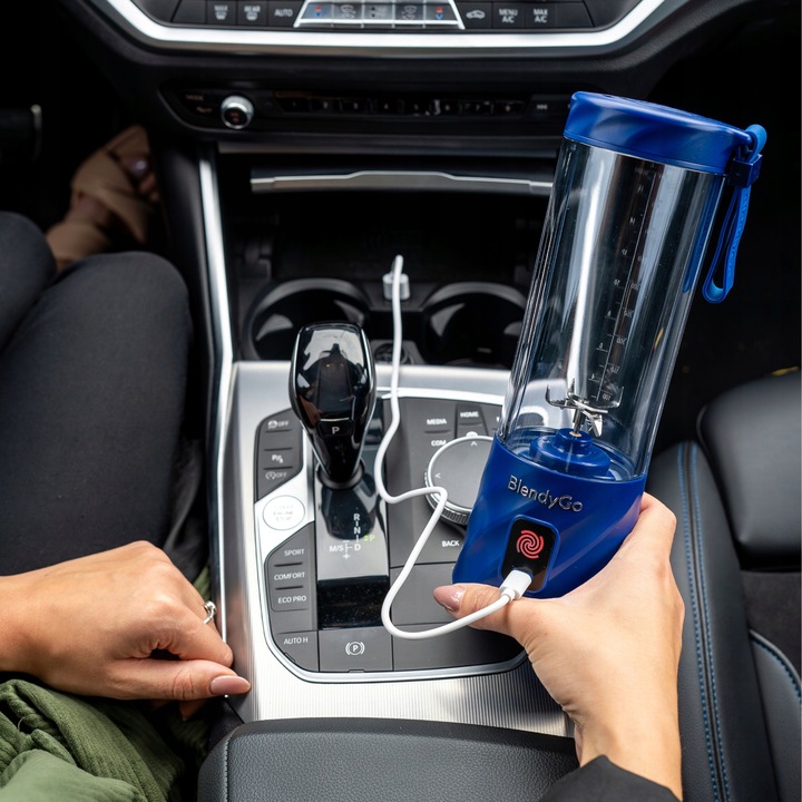 ZESTAW Blender Bezprzewodowy Przenośny Kielichowy BlendyGo 3 250W + ETUI