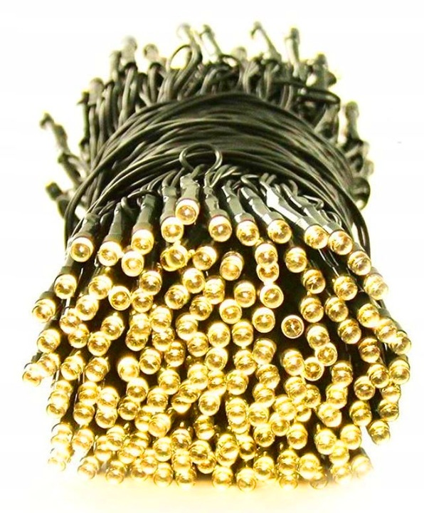 MOCNE LAMPKI CHOINKOWE 500 LED BIAŁE CIEPŁE ZEWNĘTRZNE WEWNĘTRZNE PROGRAMY