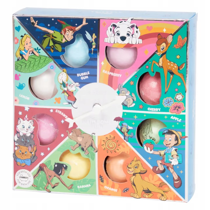 KULE MUSUJĄCE DO KĄPIELI DLA DZIECI DO WANNY ZAPACHOWE DISNEY 8 SZTUK