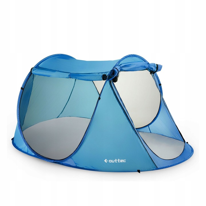 NAMIOT PLAŻOWY SAMOROZKŁADAJĄCY PARAWAN POP UP ZAMYKANY Z DASZKIEM OUTTEC