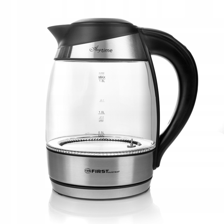 Czajnik elektryczny REGULACJA TEMP KOLORY LED 1,8L First Austria