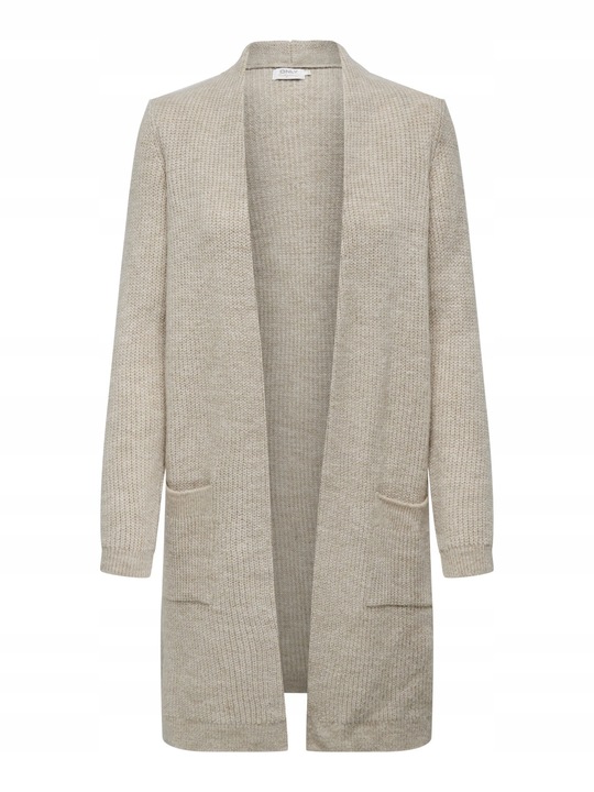 Only beżowy kardigan długi S