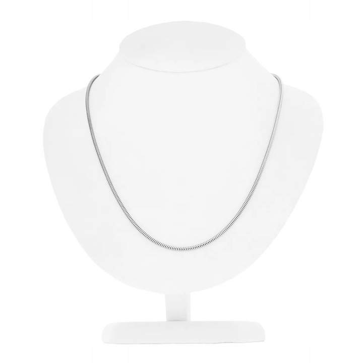 Srebrny łańcuszek pełny Snake 50 cm pr. 925