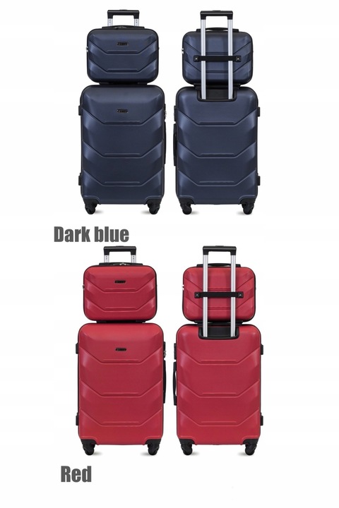 WALIZKA BLOOM XL 24 ŚREDNIA + XS KUFEREK KABINOWA PODRECZNA ABS 15 KOLORÓW