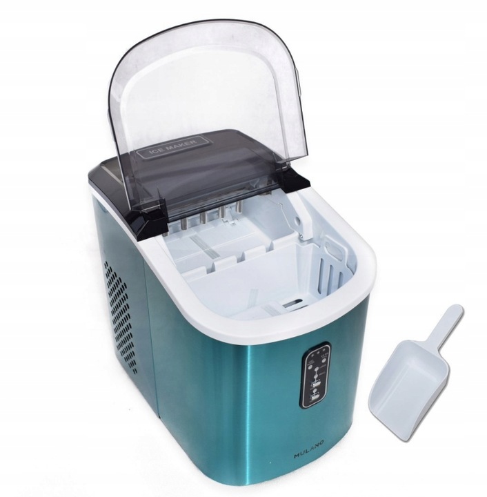 Kostkarka do robienia kostek lodu maszyna domowa barowa niebieska