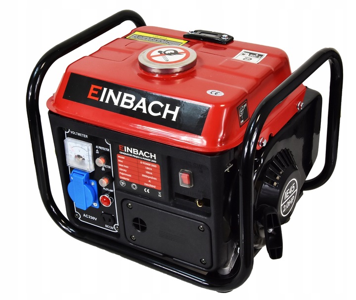 JEDNOFAZOWY AGREGAT PRĄDOTWÓRCZY GENERATOR MINI 2KM 12V 230V 720W G-POWER