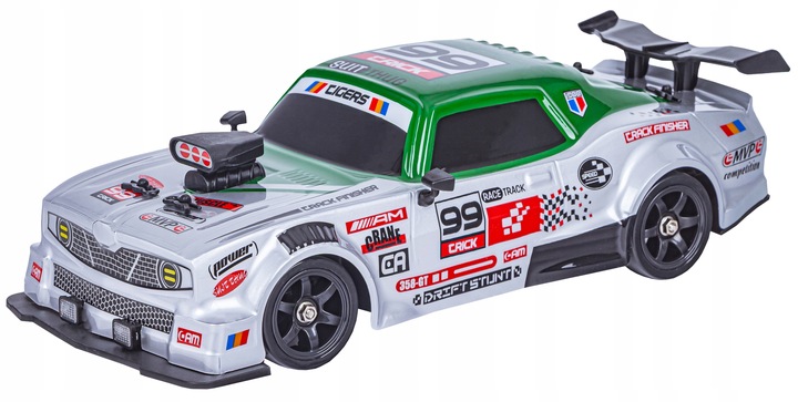 Auto ZDALNIE STEROWANY Samochód PILOT RC Sterowane do DRIFTU DYM NAPĘD 4x4