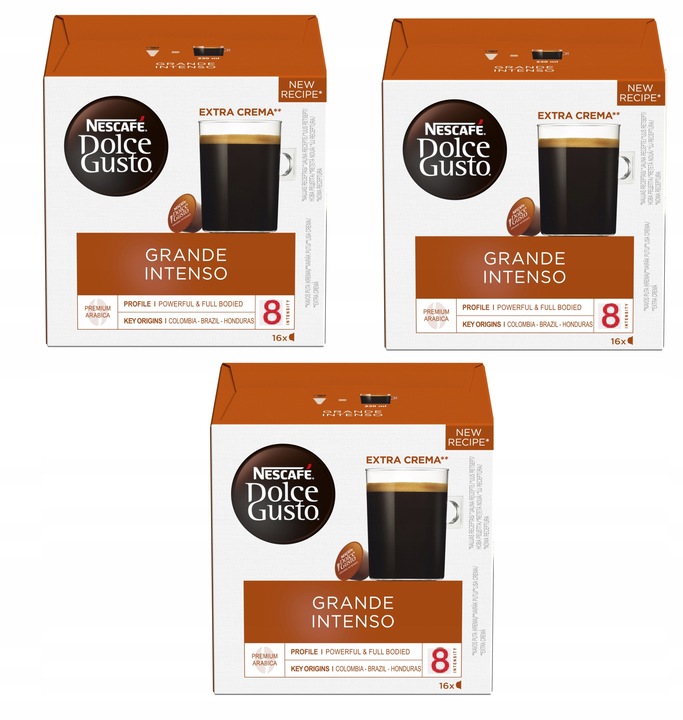 NESCAFE DOLCE GUSTO GRANDE INTENSO 3x16