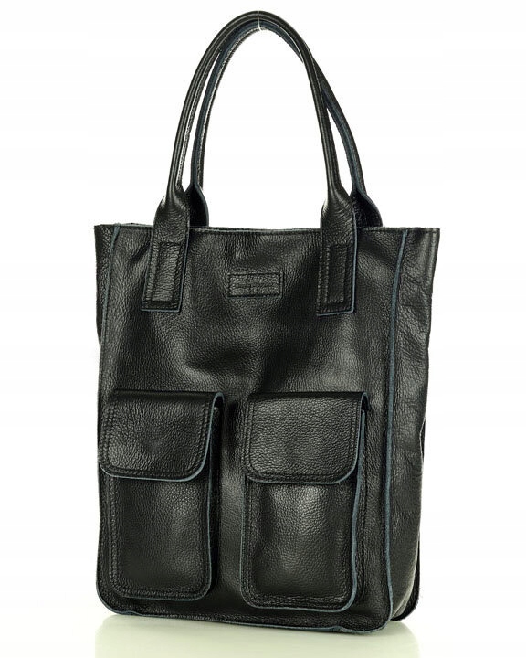 Skórzana torba SHOPPER z kieszonkami Marco Mazzini