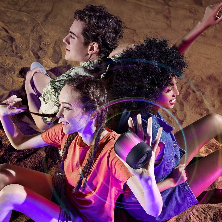 Głośnik przenośny Bluetooth Soundcore Glow Mini Czarny