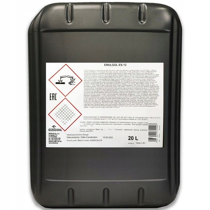 ORLEN CHŁODZIWO KONCENTRAT EMULGOL ES-12 20L