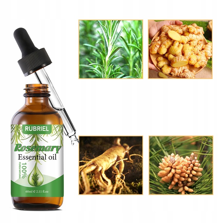 Rozmarynowy Olejek Do Pielęgnacji Włosów 60ml