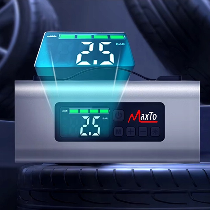 Jump Starter Booster Kompresor Samochodowy Dmuchawa Powerbank