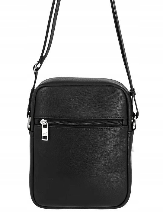 Torebka listonoszka David Jones męska saszetka na ramię czarna