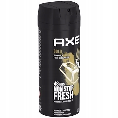 AXE GOLD Deodorant Body Spray 150ml. 48H