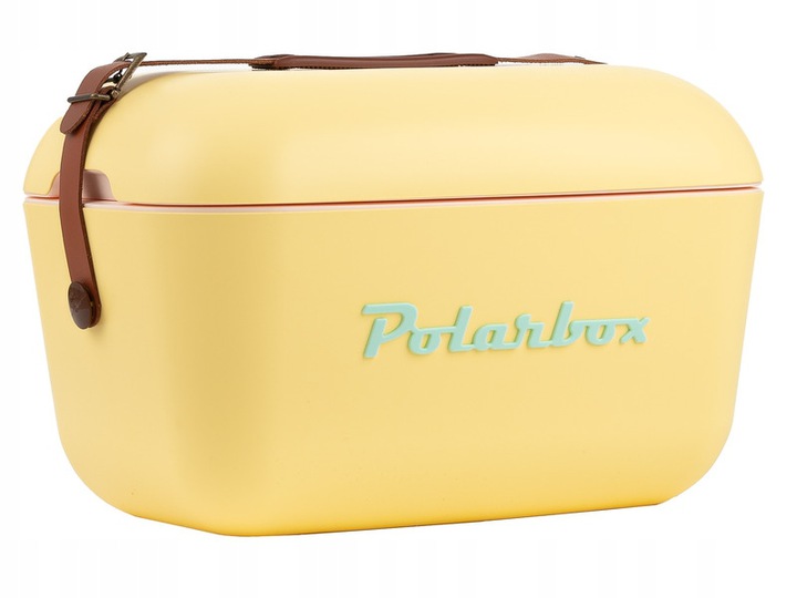 Lodówka turystyczna POLARBOX retro żółty 12L