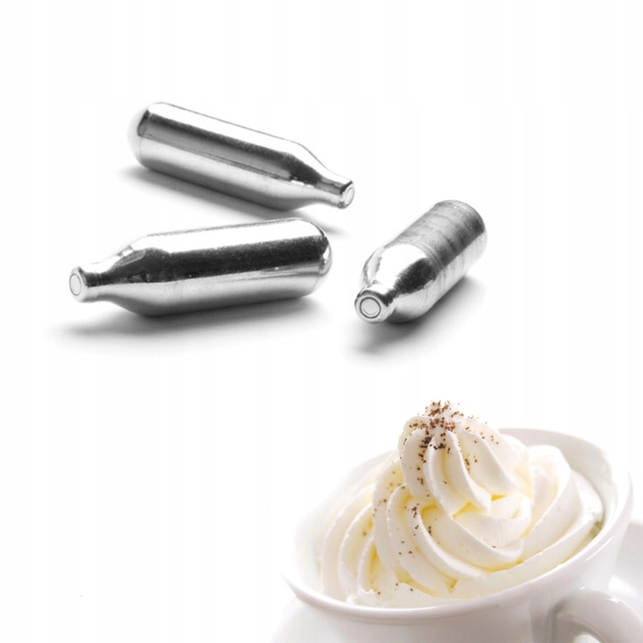 Naboje do syfonu do bitej śmietany HENDI 24 szt