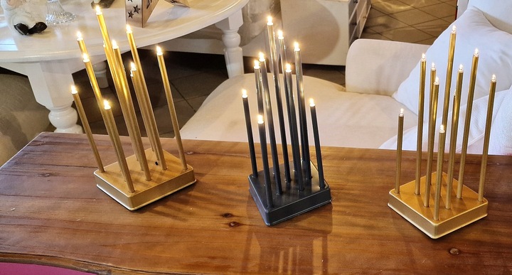 Świecznik LED na baterie dekoracyjny