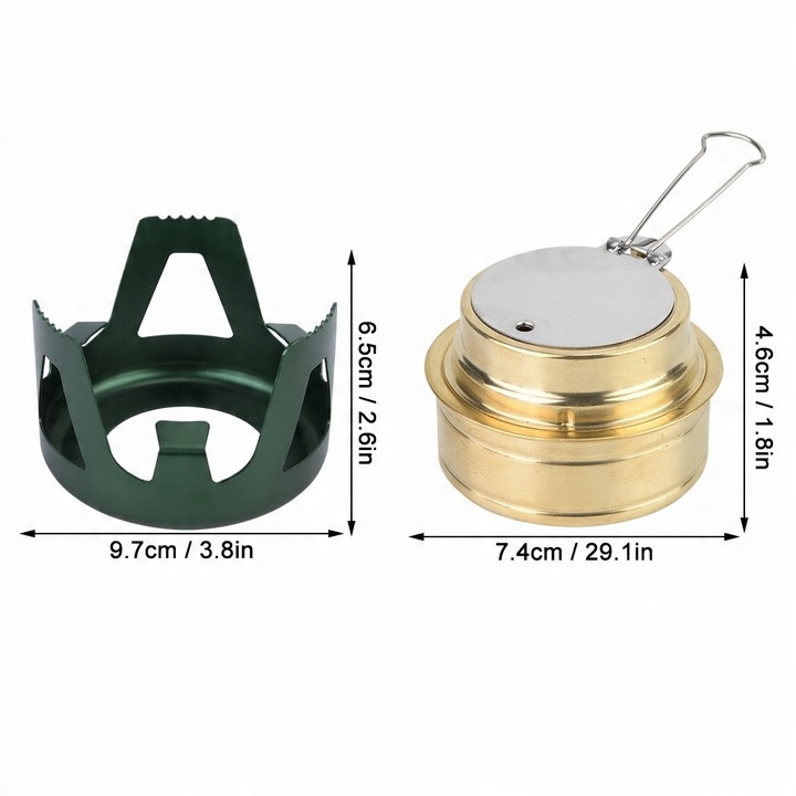 Palnik Alkoholowa Kuchenka Kocher Turystyczny