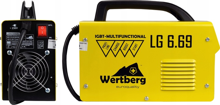 Wertberg LG 6.96 prostownik ładowarka akumulatora 800 Ah 90 A rozruch 600 A