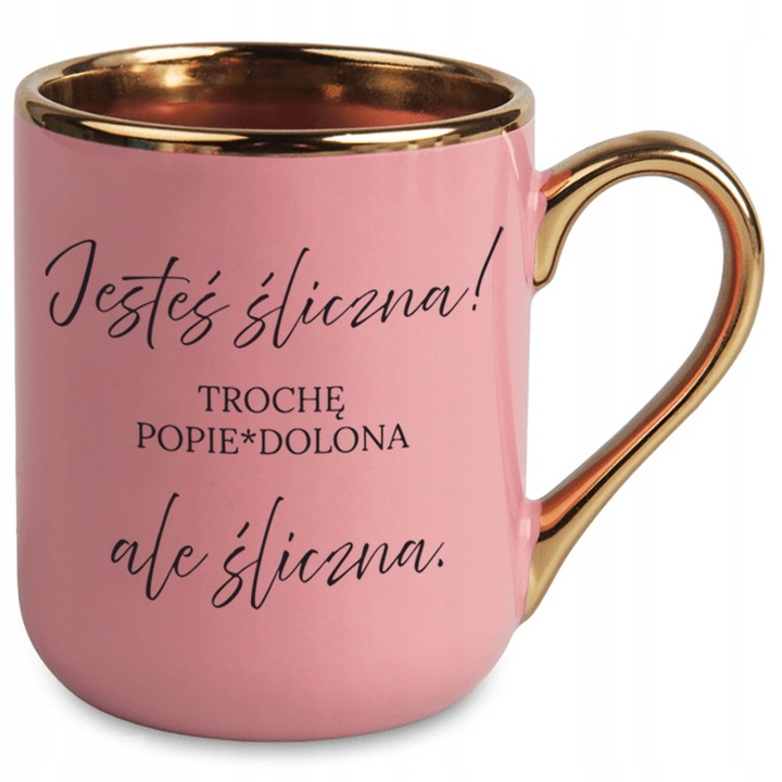 KUBEK PREZENT WALENTYNKI DLA DZIEWCZYNY KOLEŻANKI PRACY JESTEŚ ŚLICZNA