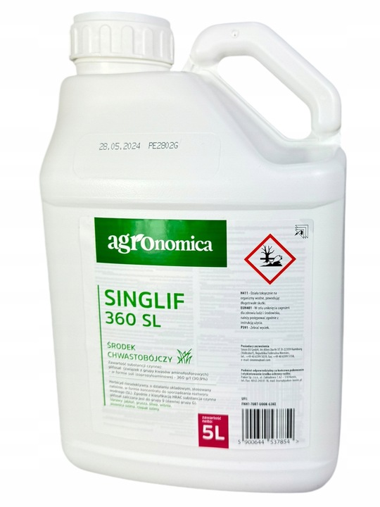 Środek na chwasty Singlif 360 5L agrosar, gallup .roundup