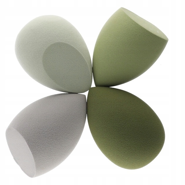 ZESTAW 4 GĄBKI DO MAKIJAŻU GĄBKA BLENDER GĄBECZKI