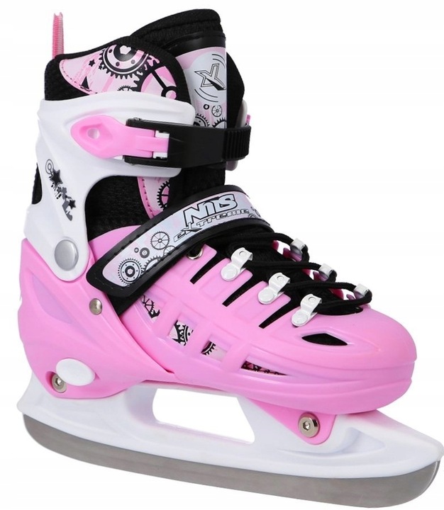 NILS 4w1 Łyżworolki Rolki Regulowane Wrotki Dziecięce Rekreacyjne 31-34