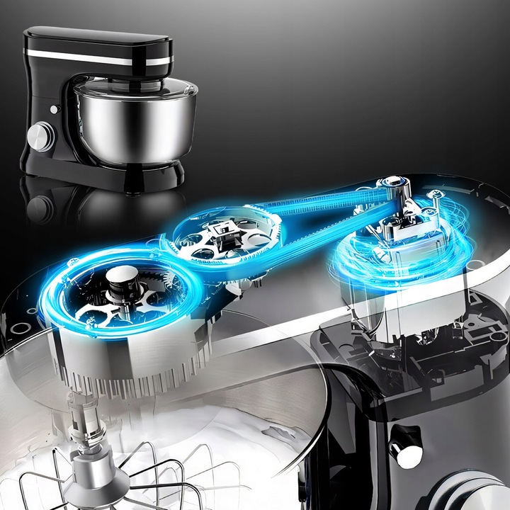 ROBOT KUCHENNY PLANETARNY Z MISĄ 6L WIELOFUNKCYJNY MIKSER 3w1 3200W XL