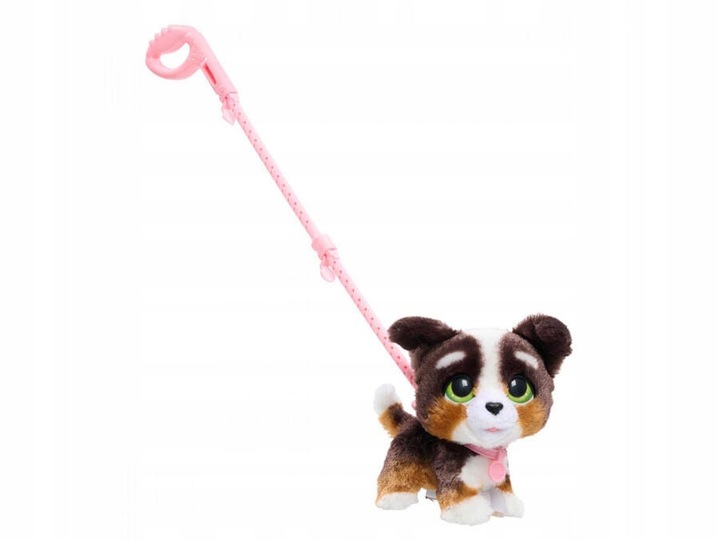 HASBRO FUR REAL WALKALOTS CHODZĄCY PIESEK NA SMYCZY DŹWIĘKI INTERAKTYWNY