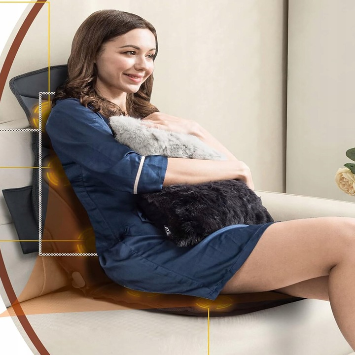 Mata masująca masażer wibracyjny do pleców ciała karku kręgosłupa szyi