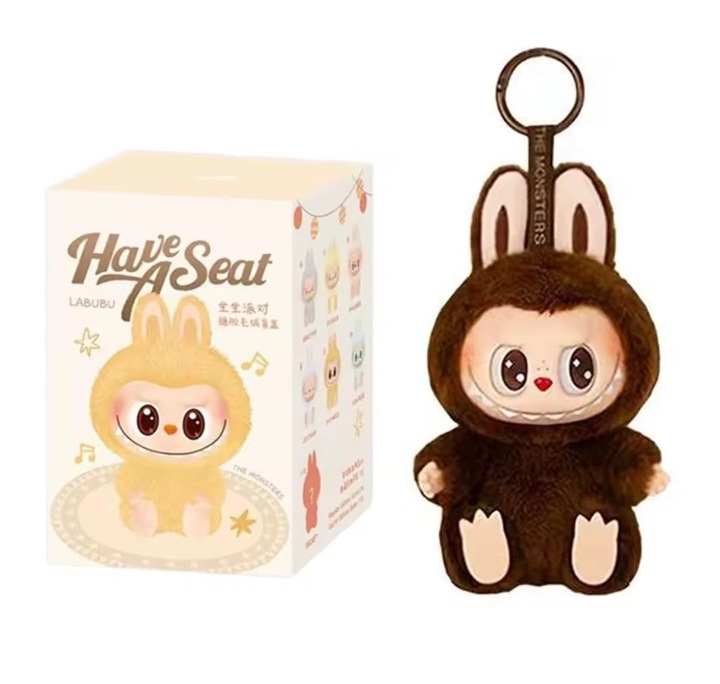 Zawieszka pluszowa POP MART The Monsters HAVE A SEAT Labubu 15 cm Lalka