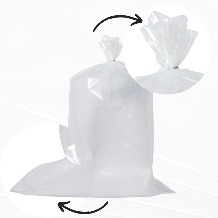 10X WORKI FOLIOWE DO ODCIĄGU TROCIN NA PYŁY 80X140CM MOCNE Fi 50cm