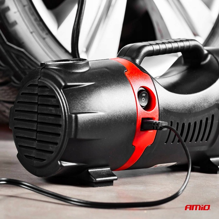 KOMPRESOR SAMOCHODOWY 12V + 230V SPRĘŻARKA DO KÓŁ