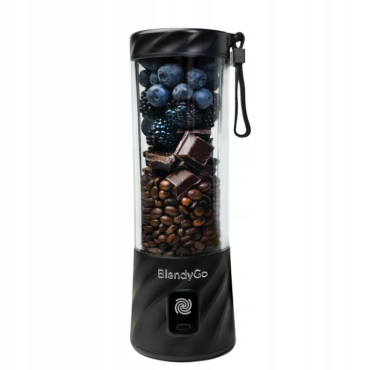 Blender BlendyGo 3 Bezprzewodowy Kielichowy USB ORYGINALNY MOC CZARNY 250W