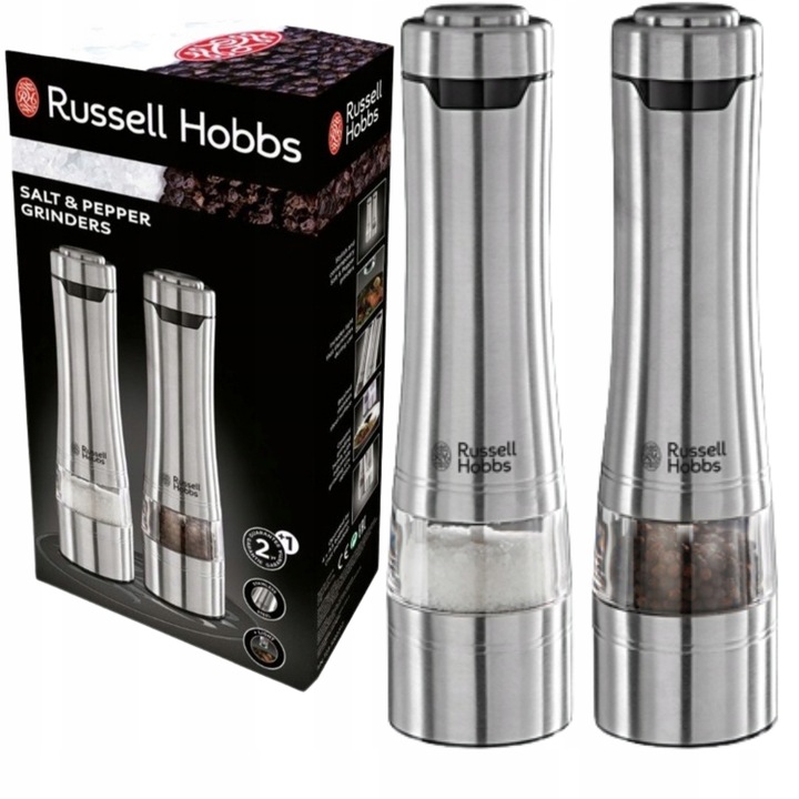 RUSSELL HOBBS ZESTAW MŁYNKÓW DO SOLI I PIEPRZU