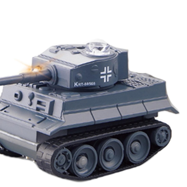 Mini RC Battle Tank Crawler ze zdalnym szarym