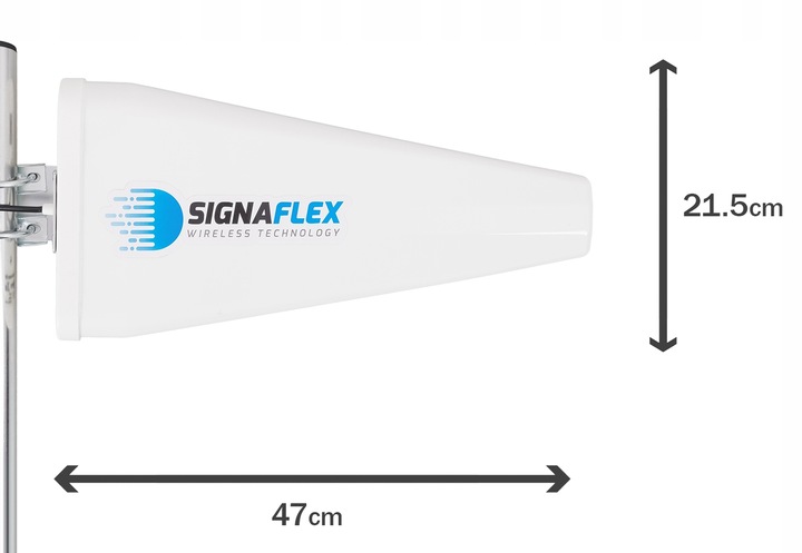 ANTENA ZEWNĘTRZNA DO ROUTERA INTERNETU TELEFONU 3G 4G 5G LTE ZTE HUAWEI 10m