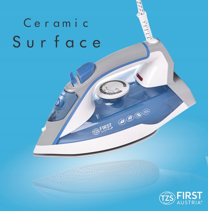 Żelazko parowe PRASOWANIE W PIONIE First Austria